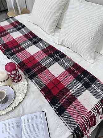 Vladi Плед Vladi 170x210 см вовняний 70% червоно-чорний Нова Зеландія 02/NOAH Коломия