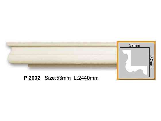 Карниз полиуретановый гладкий Gaudi Decor P 2002 Днепр