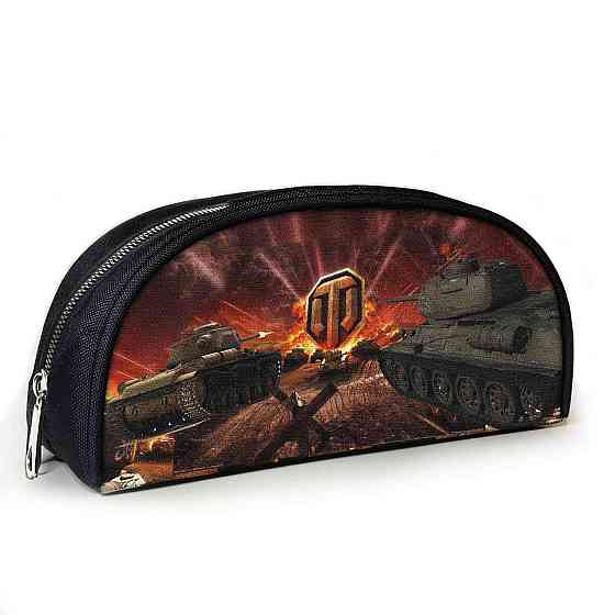 Пенал шкільний з принтом World of Tanks 23х10х8 см з принтом для хлопчика (3850) Київ