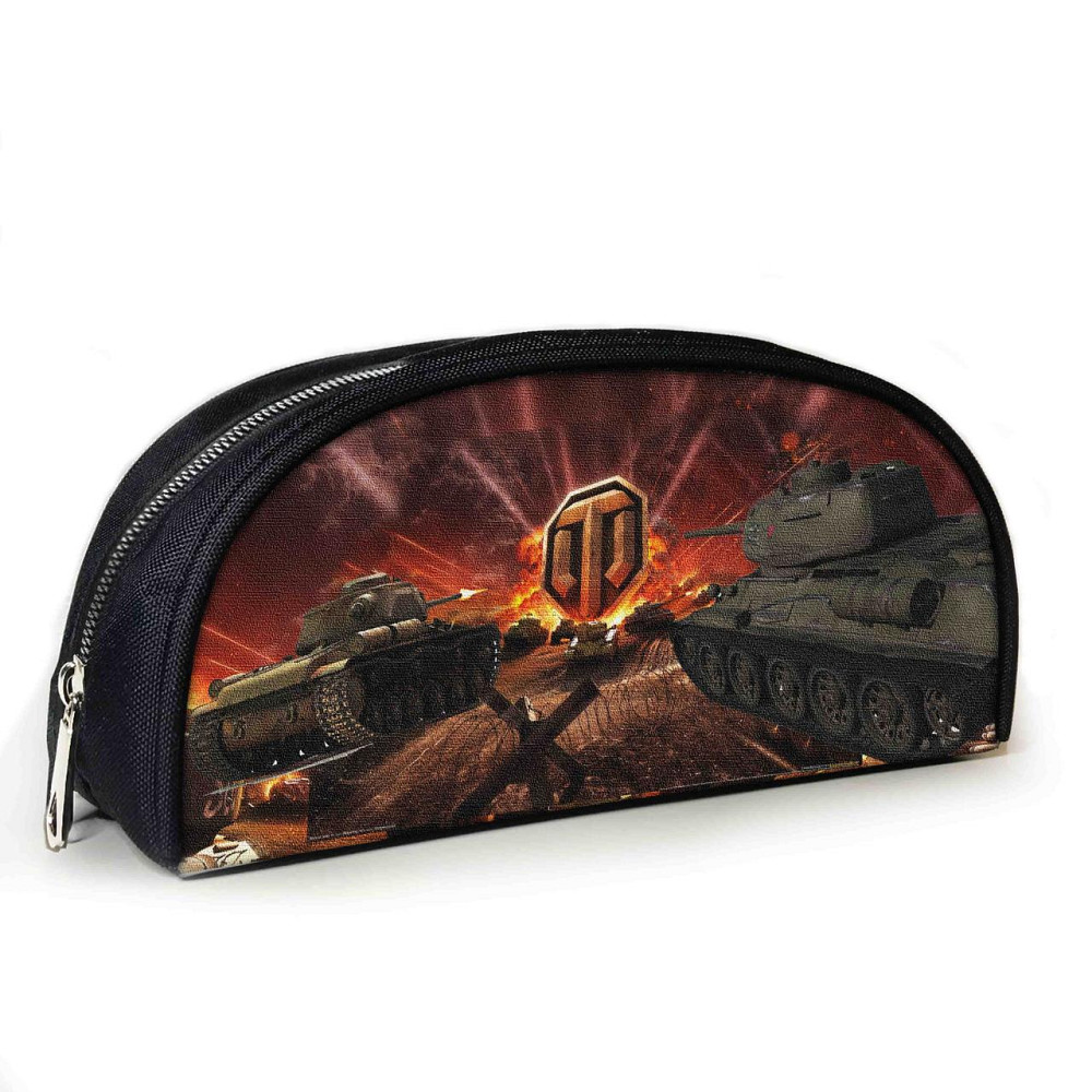 Пенал школьный с принтом World of Tanks 23х10х8 см с принтом для мальчика (3850) Киев - изображение 1