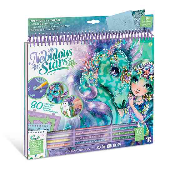 Набір для творчості Nebulous Stars – Скетчбук: легенда про Аріаза Дніпро