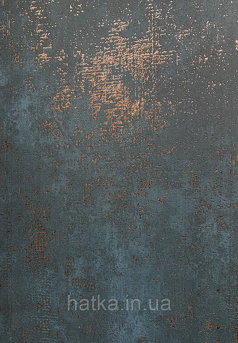 Обои виниловые на флизелине AS creation The Bos 0.53х10 под штукатурку эффект потертости бирюзовые с золотом Киев - изображение 2