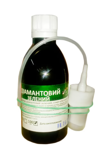 Діамантовий Зелений Спрей 100 мл Укрветбіофарм Вінниця - фото 1