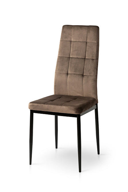 Стілець Айс, чорний/велюр тобакко Київ - фото 1