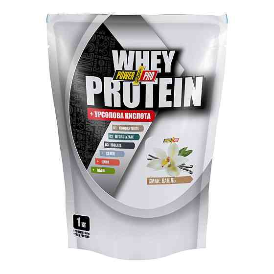 Протеин Power Pro Whey Protein 1000 г ванильное мороженое Киев