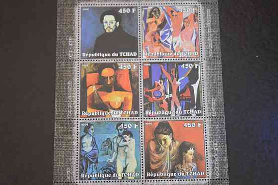 Чад. Искуство. Личности. Блок. 2002 год (В-8) Полтава