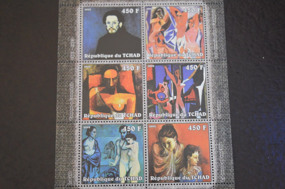 Чад. Искуство. Личности. Блок. 2002 год (В-8) Полтава - изображение 1