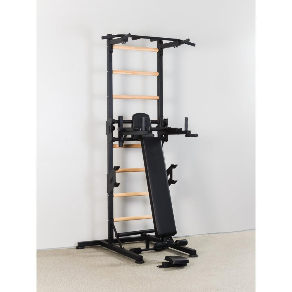 Шведська стінка пересувна UniversalWoodBlack універсальна поперечина з екологічно чистої липи або ясеня Кам'янське - фото 2