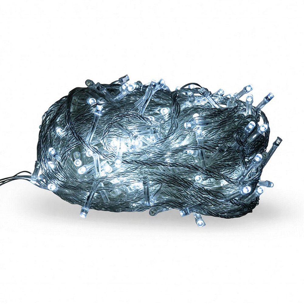 Garlando Новорічна гірлянда кімнатна нитка 22 м 220 LED кімнатна гірлянда білий провід Біле сві Коломия - фото 8