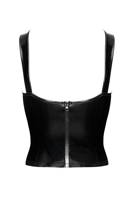 Корсет Noir Handmade F379 Dominae Frontbind PVC Corset Top S Sex Aura Киев - изображение 7