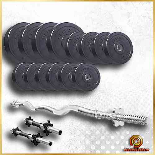 Набор Elitum Titan 46 кг штанга и гантели для силовых тренировок комплект для дома и спортзала Киев