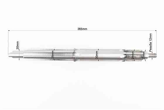 Вал КПП первинний (з валом відбора пот.) 365mm (Kentavr, Forte) Киев