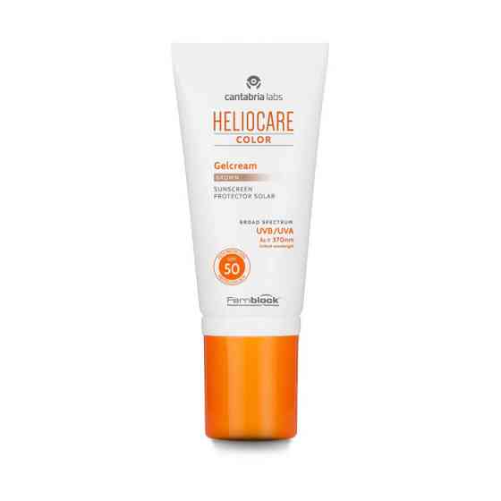 Тональний сонцезахисний гель-крем для нормальної та сухої шкіри (тон темний) HELIOCARE Color Gelcream SPF 50 CANTABRIA, 50 мл Дніпро