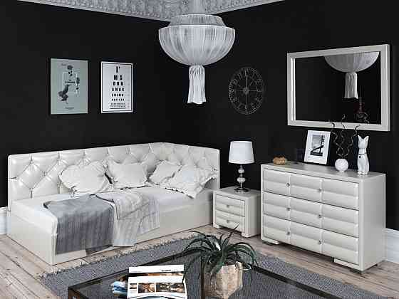 Кровать-диван DaiquiriDesign с подъемным механизмом каркас металл 90x200 белый Киев