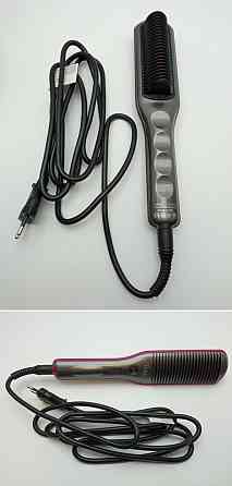 Щітка-випрямляч для волосся. RIFNY Automatic Temperature Lock Anti-Scald. Луцк