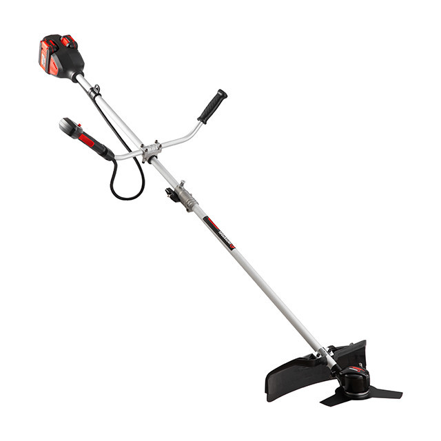 Тример акумуляторний безщітковий 40 В (2×20 В), 6000 об/хв, діаметр обертання диска/ліски 255/350 мм, котушка + 3-зубчастий ніж, Київ - фото 5