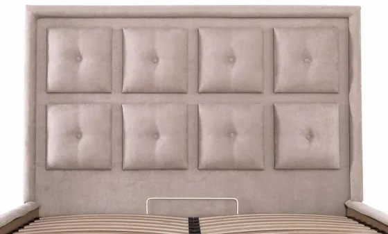 Кровать Двуспальная Windsor Comfort 160 х 200 см Мисти Mocco С подъемным механизмом и нишей для белья Мокко Киев