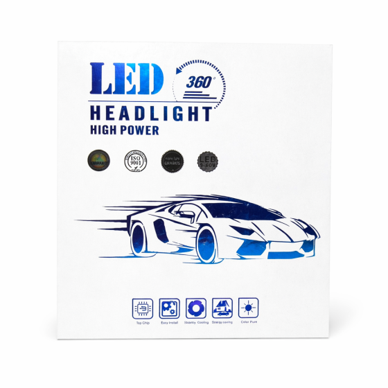 Комплект светодиодных ламп StarLight Color H4 (P43t) + стробоскоп с пультом управления 3000K/4300K/6000K 12/24V Харьков