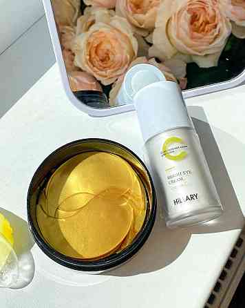 Освіжаючі зміцнювальні патчі з вітаміном C + Освітлюючий крем для повік з вітаміном C Київ