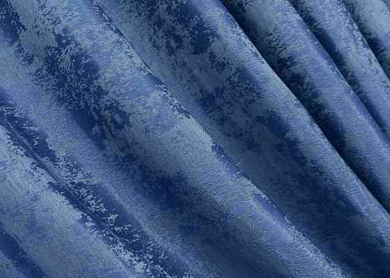Комплект готовых штор VR-Textil Жакард Sultan XO № 1149ш Синий 200х270 см 2 шт (32-291) Киев