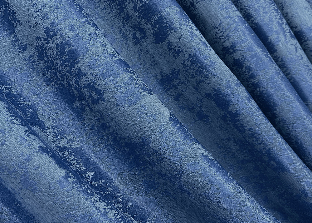 Комплект готовых штор VR-Textil Жакард Sultan XO № 1149ш Синий 200х270 см 2 шт (32-291) Киев - изображение 6