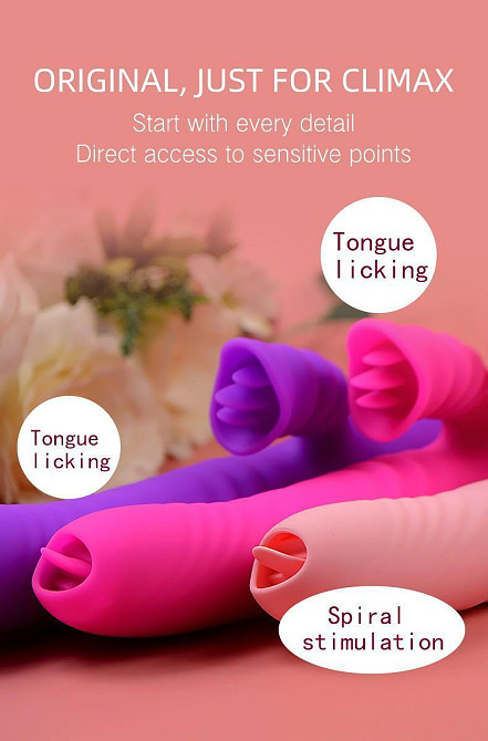 Вибратор Angelia USB 3 functions of thrusting / 20 vibrations Pink Sex Aura Киев - изображение 3