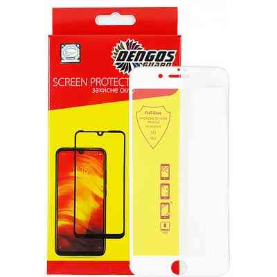 Стекло защитное Dengos 5D iPhone 7/8 Plus white (TGFG-36) Винница