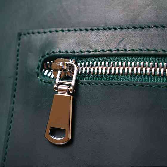 Кожаная винтажная женская сумка Зеленый (SHVIGEL) Киев