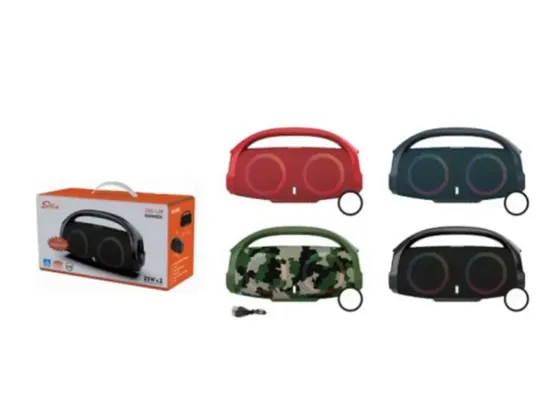 Мини Bluetooth колонка ZQS-L29, USB/TF/FM, LED подсветка, портативная акустика с аккумулятором Одесса