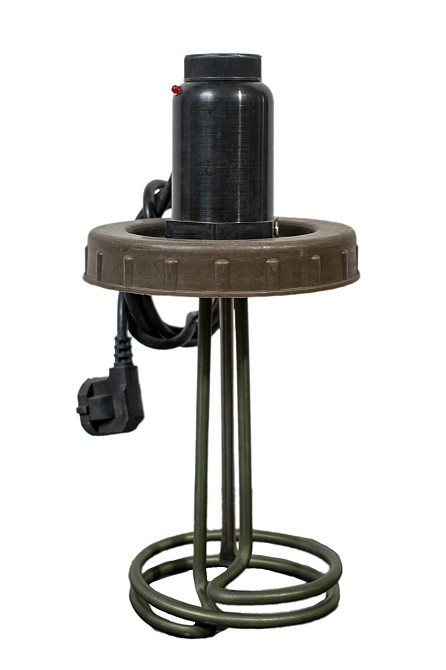 Тен 2 кВт для літнього душу кришка з підігрівом і терморегулятором (Бак 70 літрів) Дніпро - фото 2