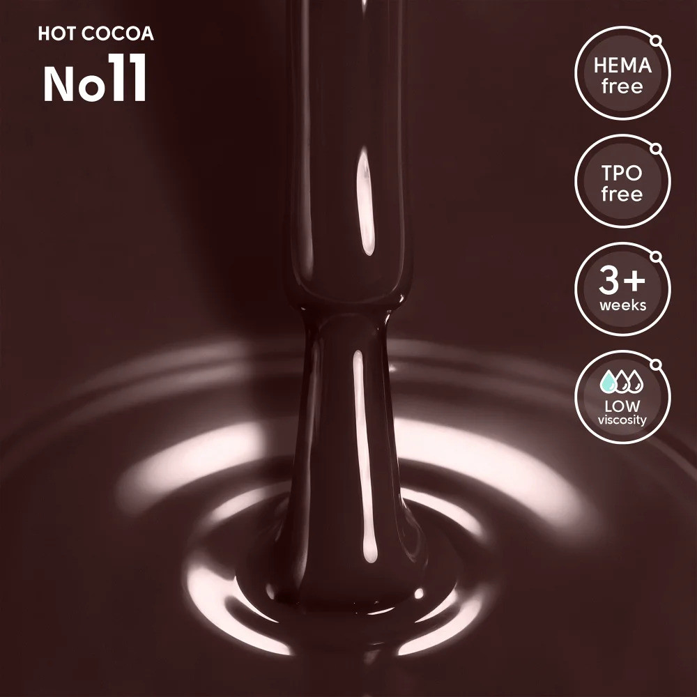 Гель-лак для ногтей 11 Hot Cocoa Shelly 12 мл Киев - изображение 5