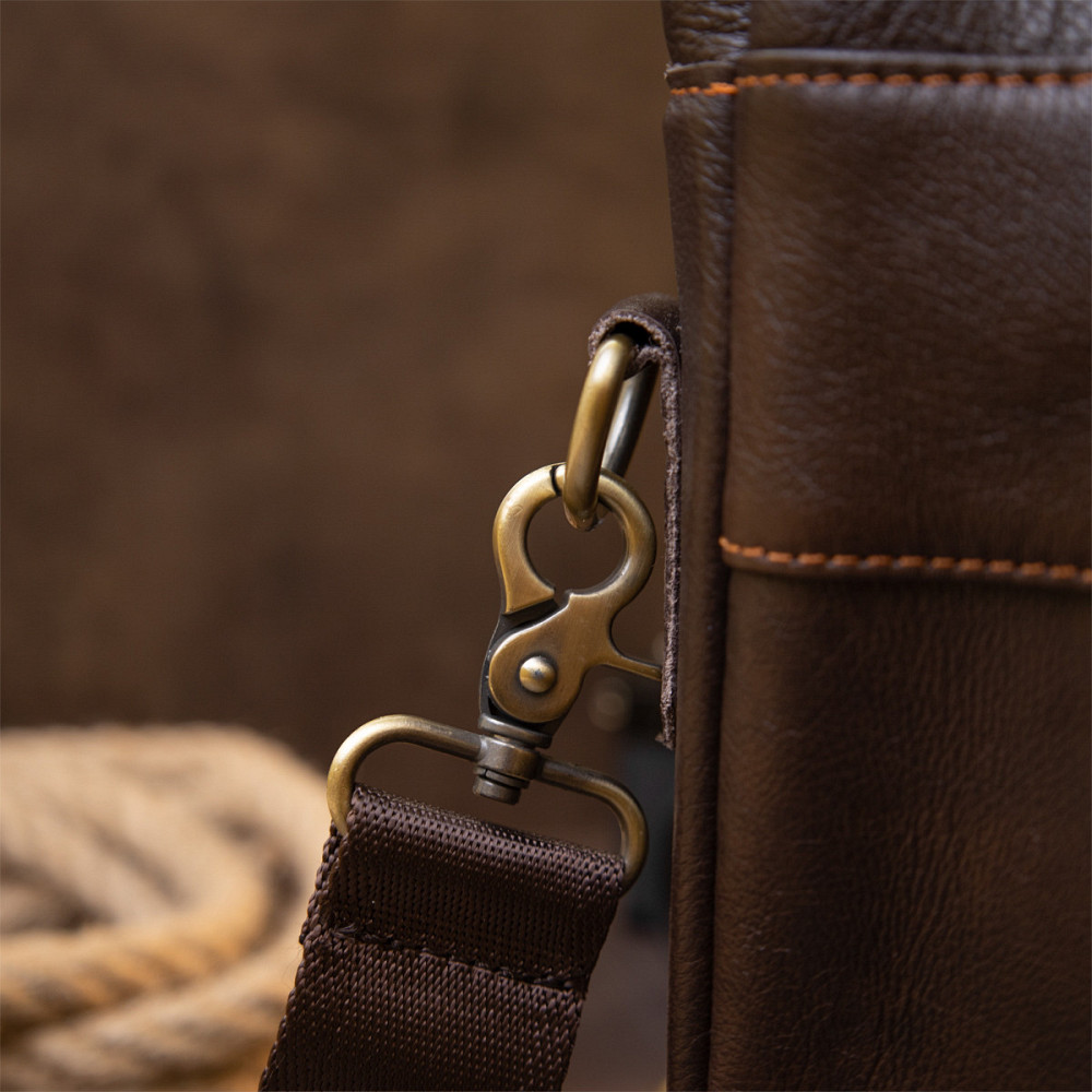 Сумка для ноутбука Vintage 20453 Коричнева Київ - фото 10