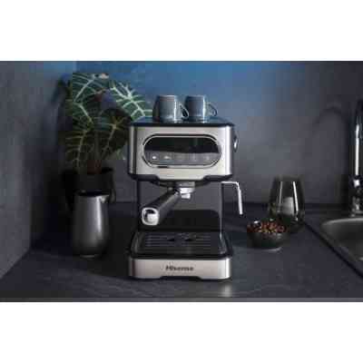Рожковая кофеварка эспрессо Hisense HESCM15DBK Винница