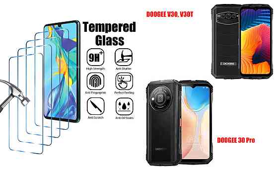 Захисне скло ArmorGlass для DOOGEE V30, V30T, V30 Pro – стійке до подряпин та ударів Київ