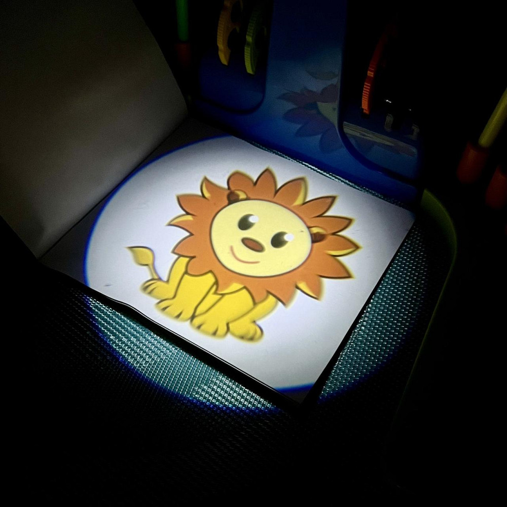 Проектор для малювання 32 слайда фломастери 12 шт Блокнот Синій (AK 0002 AB) Чернигов - изображение 10