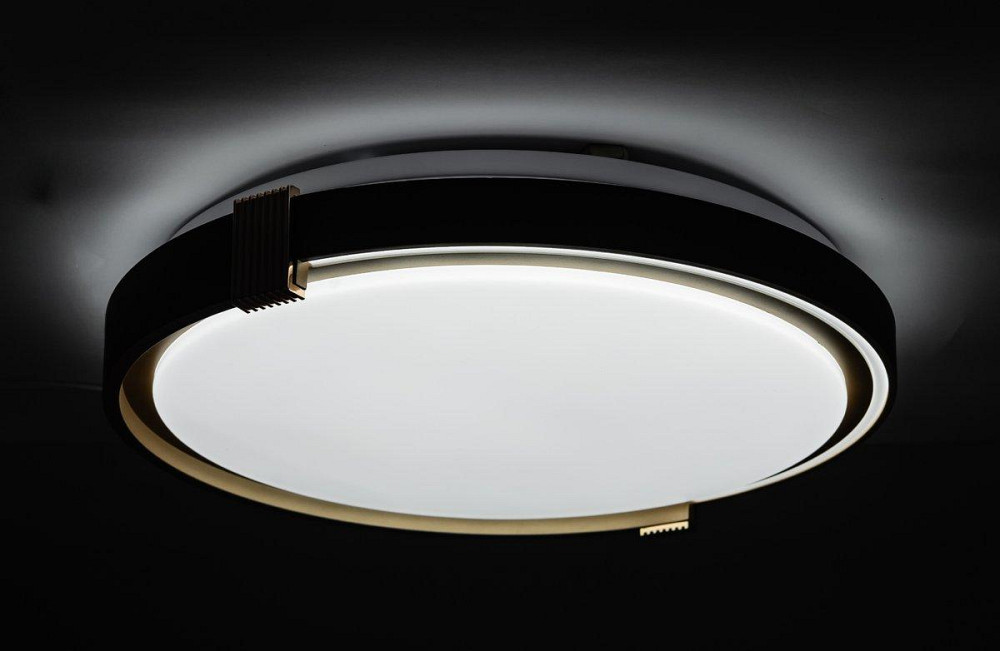 COLISEUM матовий 80W 480*70мм 3000К-6500К з ДК чорне золото Дніпро - фото 6
