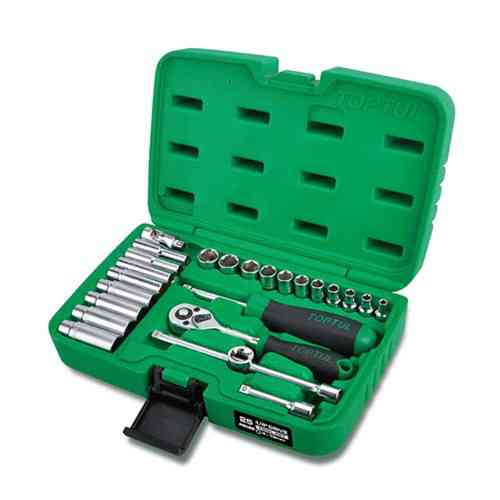 Набір інструменту в кейсі TOPTUL 1/4" 25ед. GCAI2501 Одеса