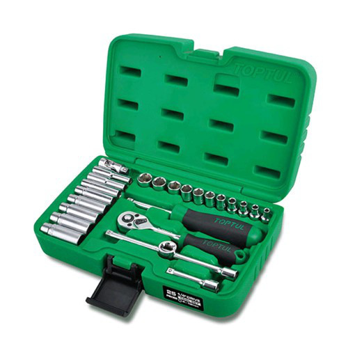 Набір інструменту в кейсі TOPTUL 1/4" 25ед. GCAI2501 Одеса - фото 1