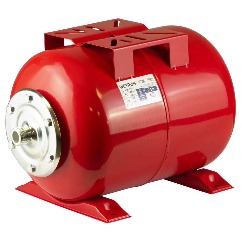 Wetron Гидроаккумулятор горизонтальный 24л WETRON HTw24 (779221) Коломия - фото 1