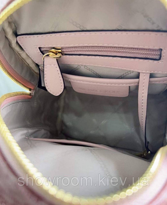 Женский рюкзак Michael Kors Rhea Zip mini Rose Lux Киев - изображение 2