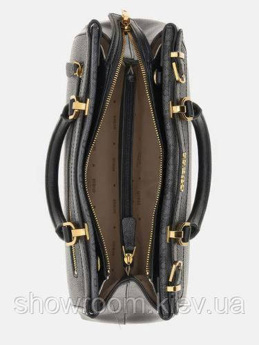 Женская брендовая сумка Guess (842607) серая Киев - изображение 5