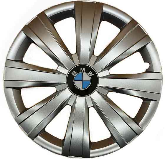 Автомобильные модельные колпаки R15 BMW 328 4шт, SJS, серебряные Киев