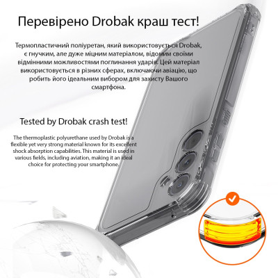 Чохол до мобільного телефона Drobak Acrylic with Airbag Samsung A26 5G (858517) Вінниця - фото 8