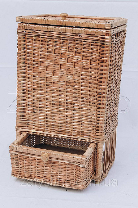 Ящик великий з шухлядою плетений натуральний Київ - фото 2