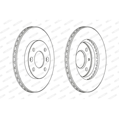 Тормозной диск FERODO DDF158 Винница - изображение 1