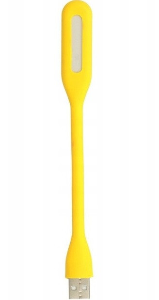 Світлодіодна USB Лампа гнутка 17 см Led Light для ноутбуків та повербанків Yellow Нововолинськ - фото 4
