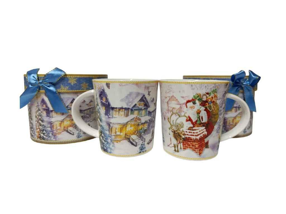 Чашка 320мл новорічна Time for gifts R36241 ТМ STENSON Київ - фото 1