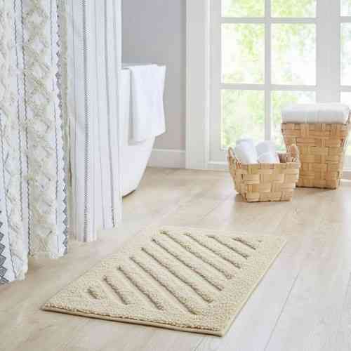 Килимок для ванної 45*75см Смуги Софта бежевий Дариана Житомир