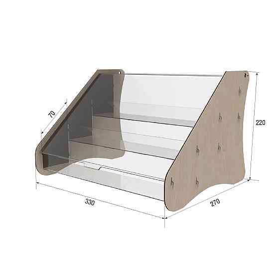 Подставка , горка под макаруны EKOSTAR на 3 полки Киев