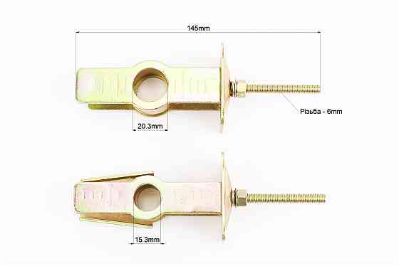 Натягувач ланцюга приводу к-кт 2шт, тип 3 (жовтий метал) PRC Киев